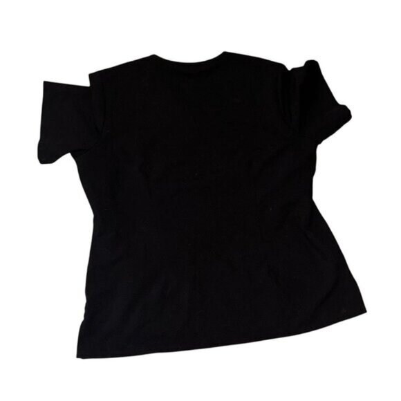 Figs Black Scrub Top XL Technical Collection Short Sleeve Medical Uniform - Picture 5 of 5